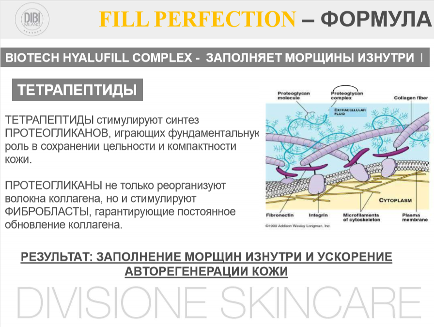 Активные компоненты линии Fill Perfection